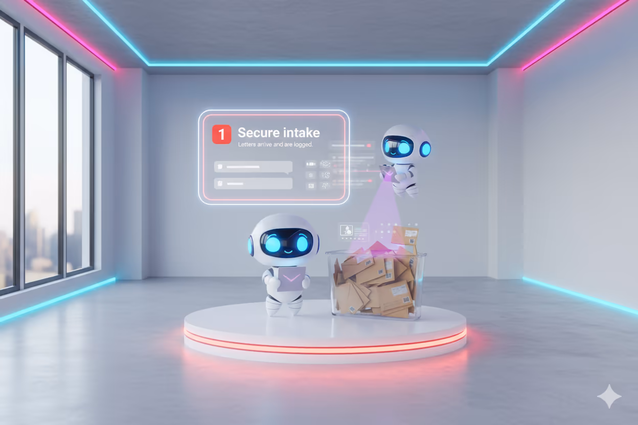 Virtual office mail received in London